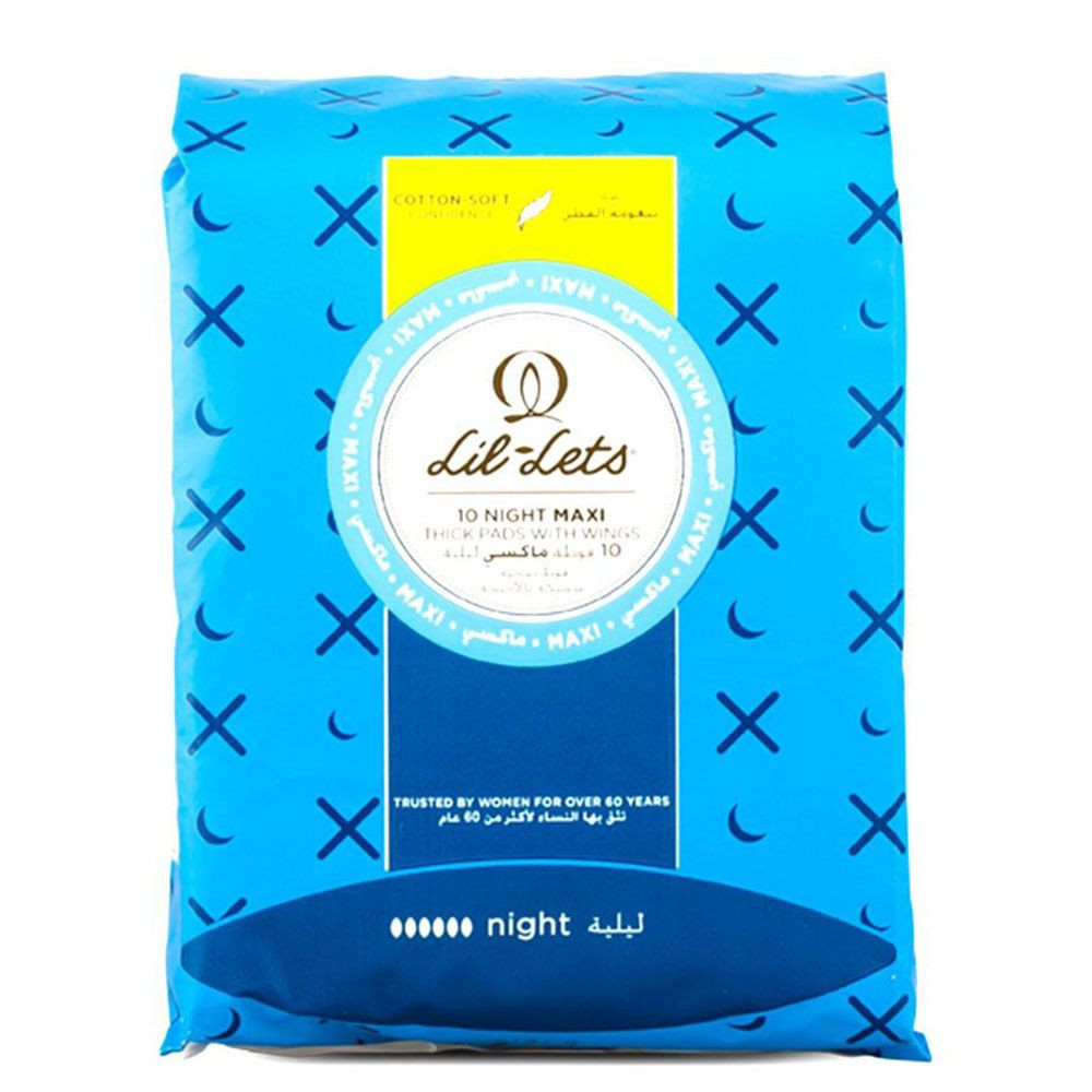 LILLETS MAXI NIGHTS 10'S