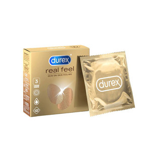DUREX REALFEEL CONDOMS  3'S