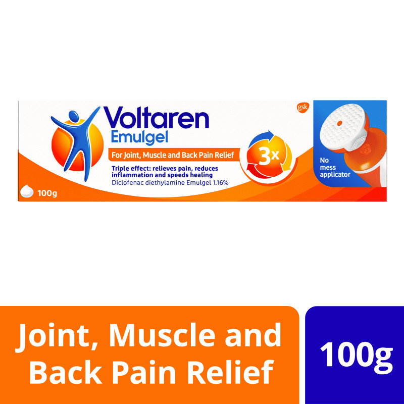 VOLTAREN EMULGEL NO MESS APPLICATOR 100G