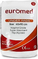 EUROMED UNDERPAD 60X90CM 15S