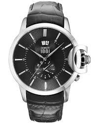 CER G SS BLK DIAL BLK LTR