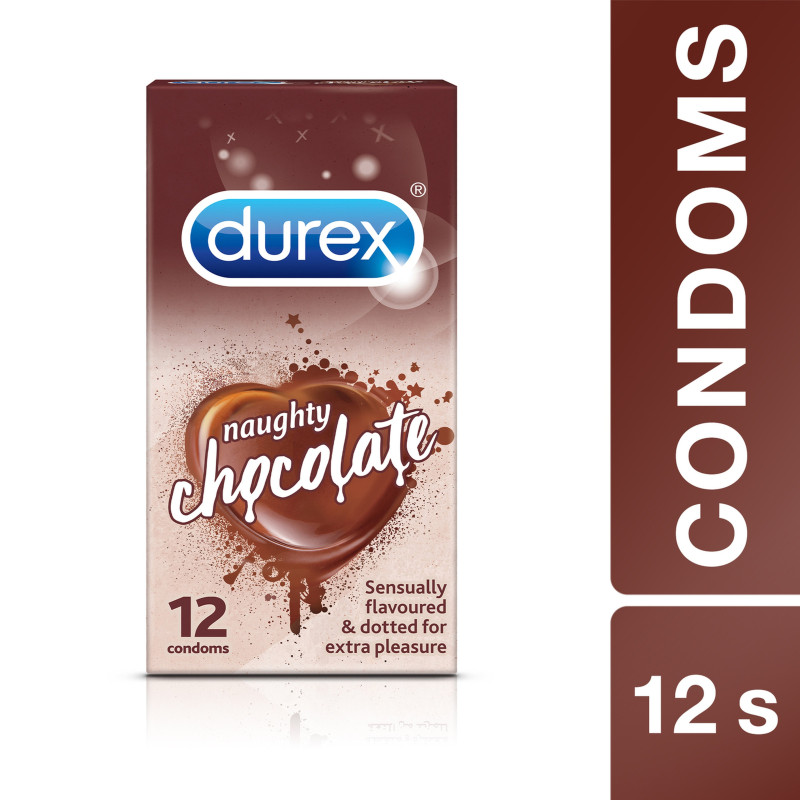 DUREX NAUGHTY CHOCOLATE DOTTED 12'S