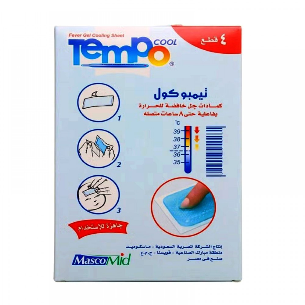 TEMPO COOL INFANT FEVER COOLING SHEET 4 S