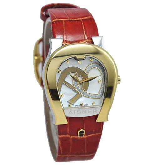 AIG AOS-L SS/GP WHT MOP DIAL RED STP