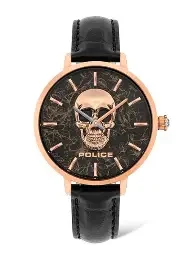 PL L MIONA RG CASE BLK DIAL BLK LEATHER