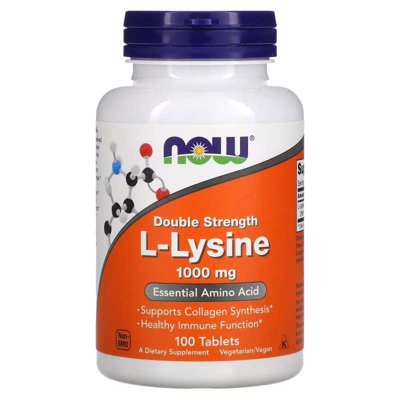 NOW L-LYSINE TAB 1000 MG 100 S
