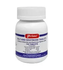PRIME SALT & DEXTROSE TABS 100 S