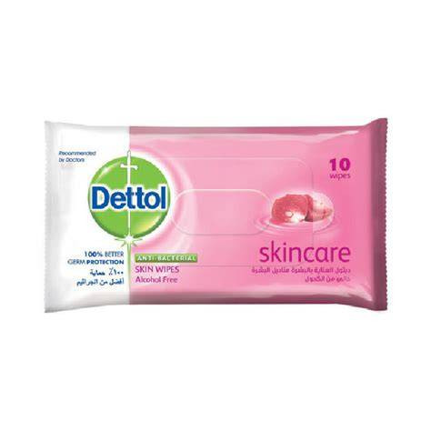 DETTOL WIPES SKINCARE 10 S
