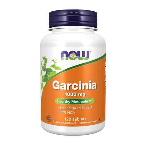 NOW GARCINIA TAB 1000 MG 120 S