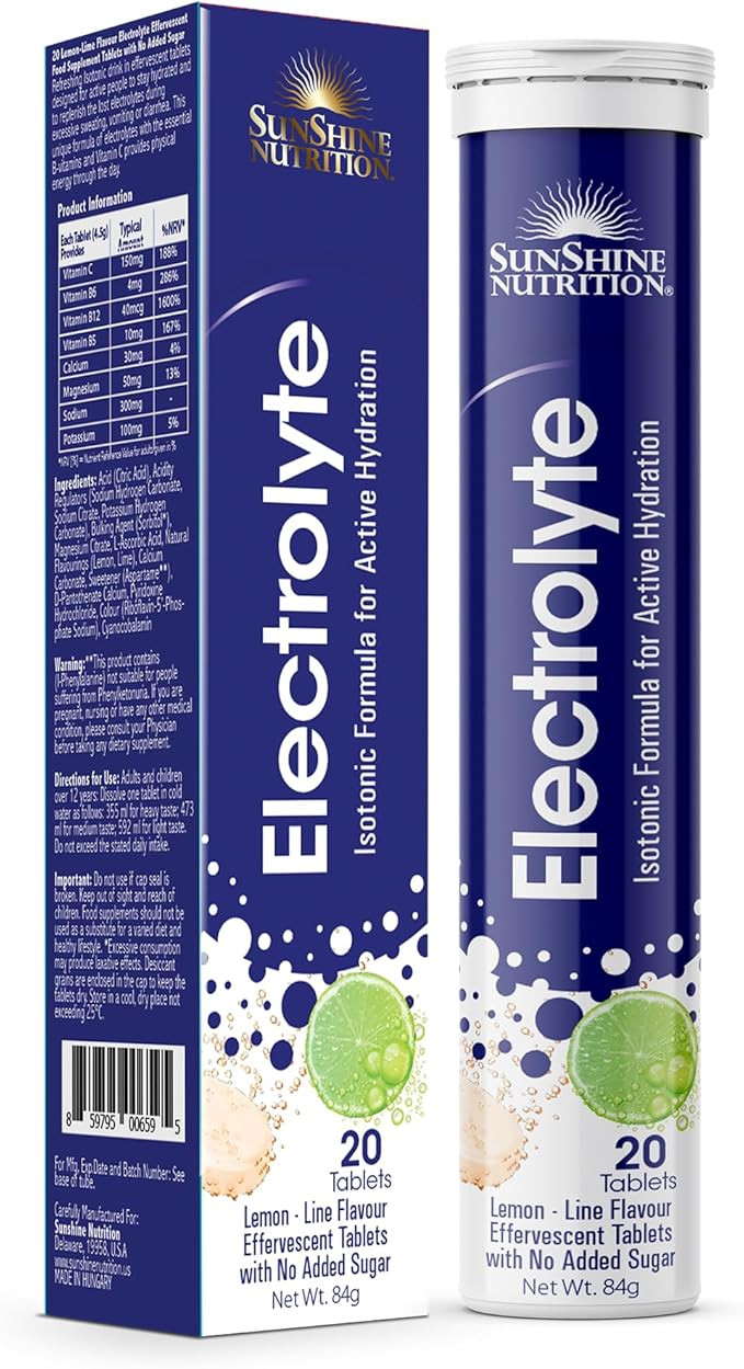 SUNSHINE ELECTROLYTE ISOTONIC EFF TAB 20S