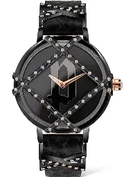 IPB CASE W/CRYSTAL, IPRG CROWN, BLACK DIAL/ L