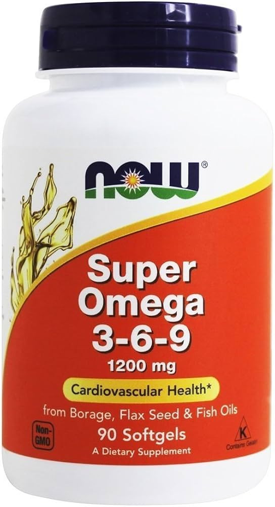 NOW SUPER OMEGA 3-6-9 SOFTGELS 1200 MG 30 S