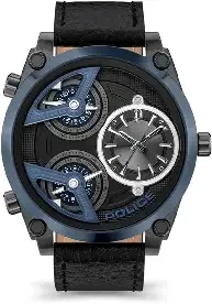 2T IP BLU/BLK CASE,BLK/GUN DIAL,BLK STRAP