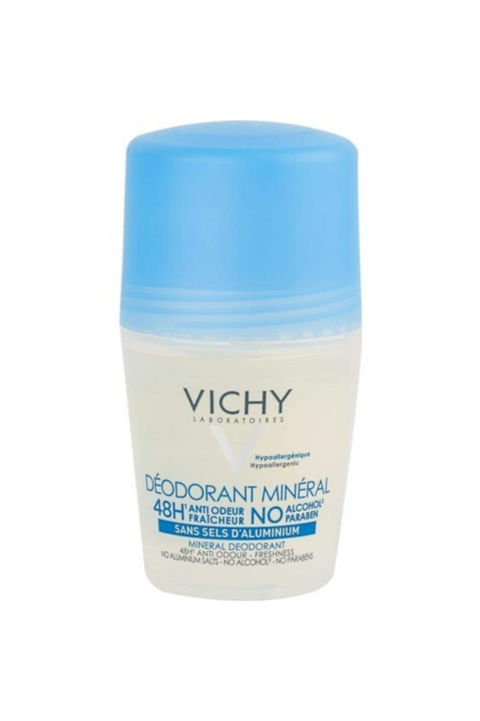 VICHY DEO ROLL ON 48 HOURS MINERAL ALUM FREE 50ML