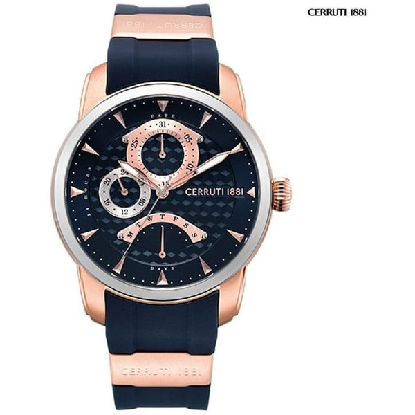 CER G SS/RG CAS BLU DIAL BLU RBR STP