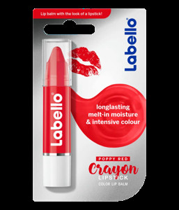 LABELLO LIP BALM CRAYON POPPY RED