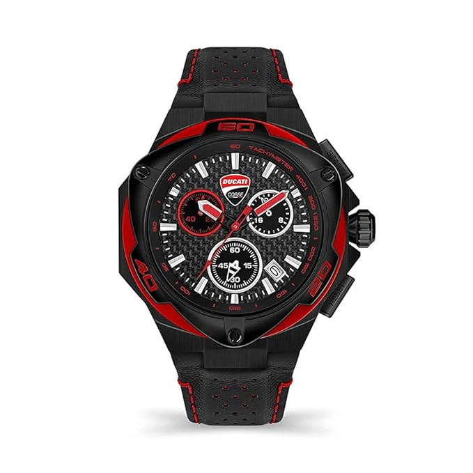 BK RD CASE BK DIAL BK RD STRAP