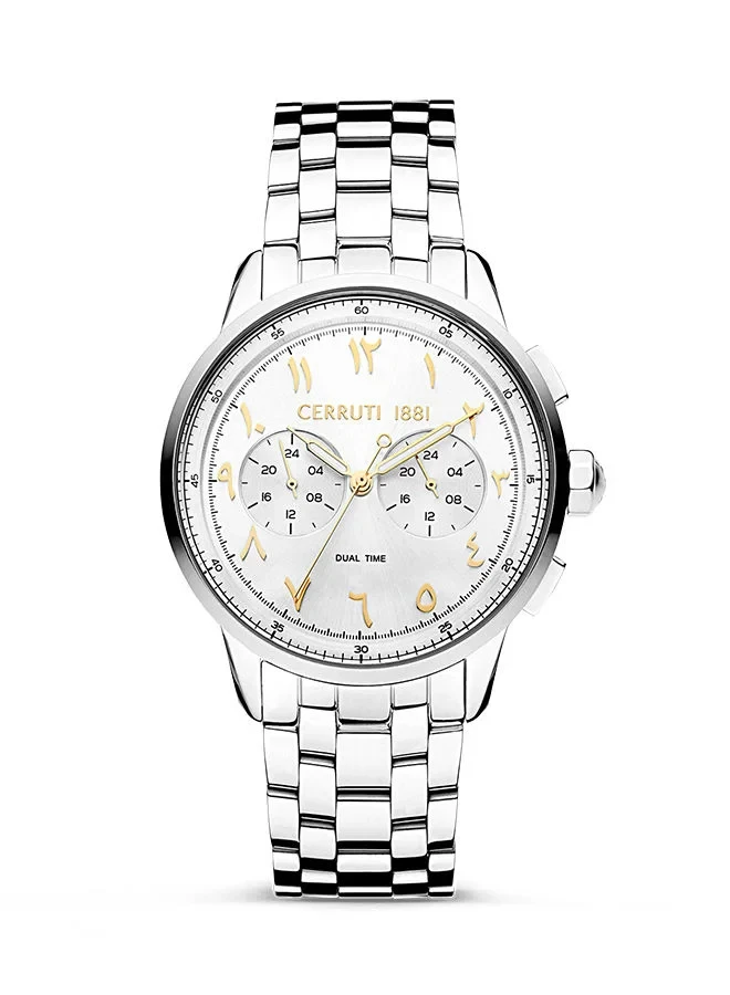 CER G MUCCIANO SS CAS+BRT,WHT DIAL