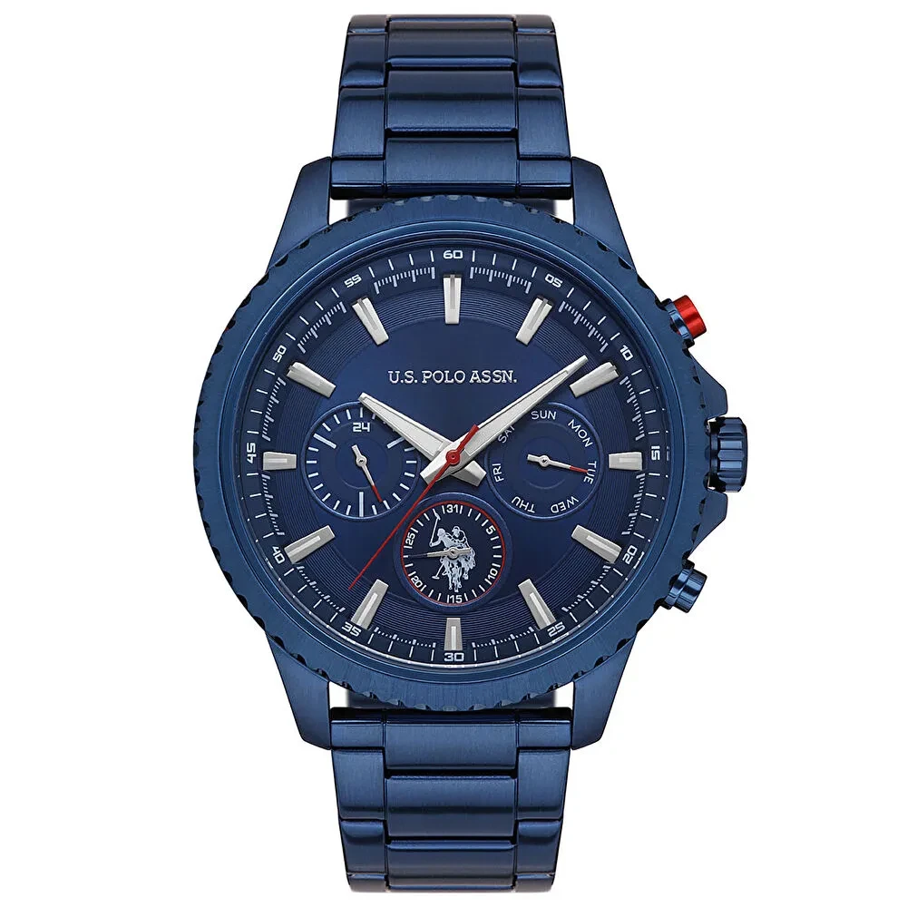 USPA1034-04 U.S. POLO ASSN. GENTS QUARTZ SILICON STRAP 43.0MM