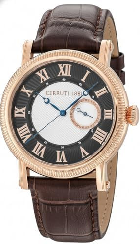 CER G RG WHT DIAL BRN LTR