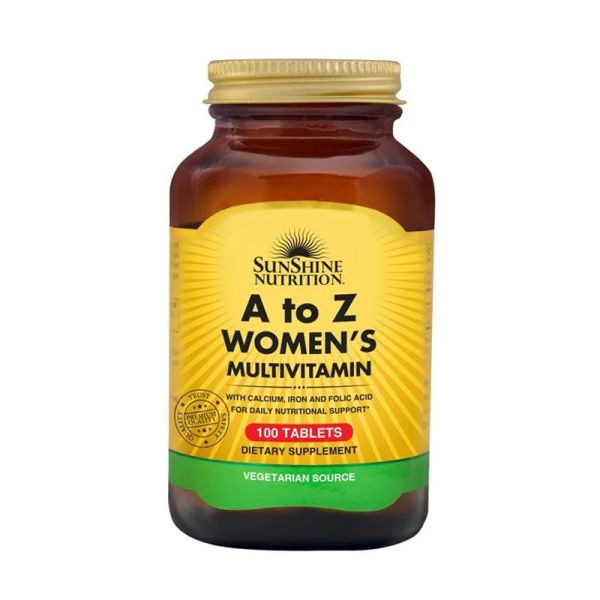 SUNSHINE A TO Z WOMEN'S MULTIVITAMIN 100 TAB