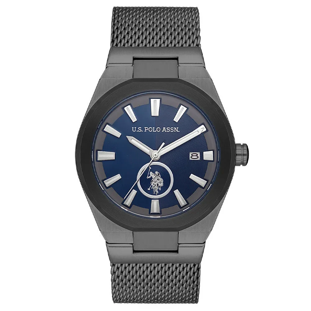 USPA1062-06 USPA STAINLESS STEEL GENTS WATCH42.0MM