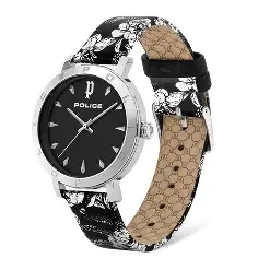 PL L PONTA SIL CASE BLK DIAL BLK LEATHER