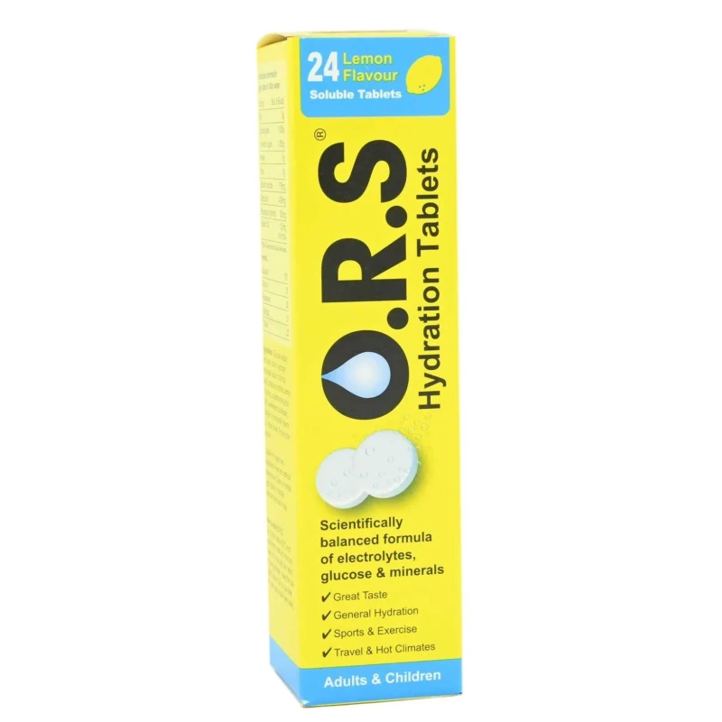 ORS SOLUBLE TAB LEMON 24S