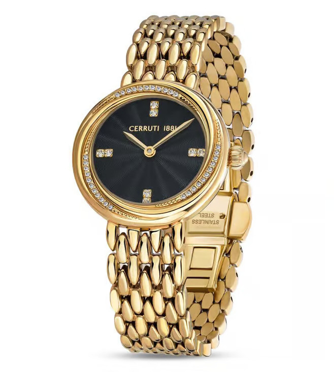 CER L REITI GP CAS+BRT,BLK DIAL