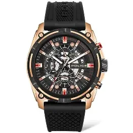 IPRG IPB RG CASE BK DIAL & SIL STRAP