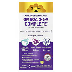 COUNTRY LIFE OMEGA 3-6-9 COMPLETE