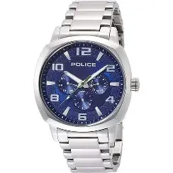 PL G SAN MARINO SIL CASE BLU DIAL SIL BRACELET