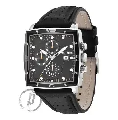 PL PATROL SS CAS BLK DIAL BLK LTR