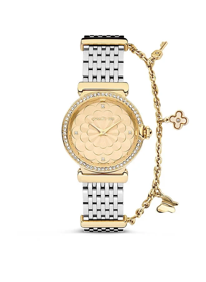 CER L CORNIGLIA GP CAS+SS BRT,SILVER 3D DIAL