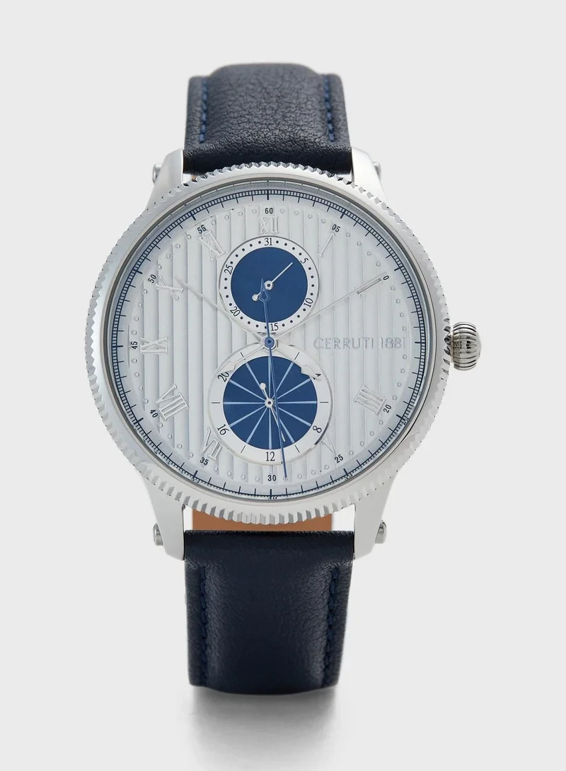 CER G SS CAS SIL DIAL BLU LTR STP