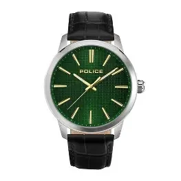 SS CASE, DARK GREEN DIAL, BLACK STRAP